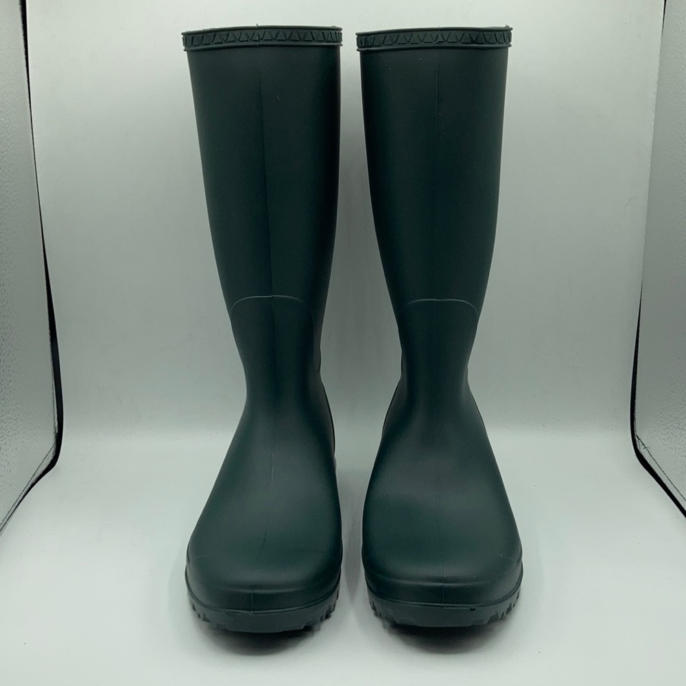 UGG Shelby Olive Green Matter Rubber Rain Boots - Picture 2 of 7
